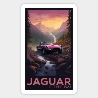 Jaguar E-Type Series 1 Sticker